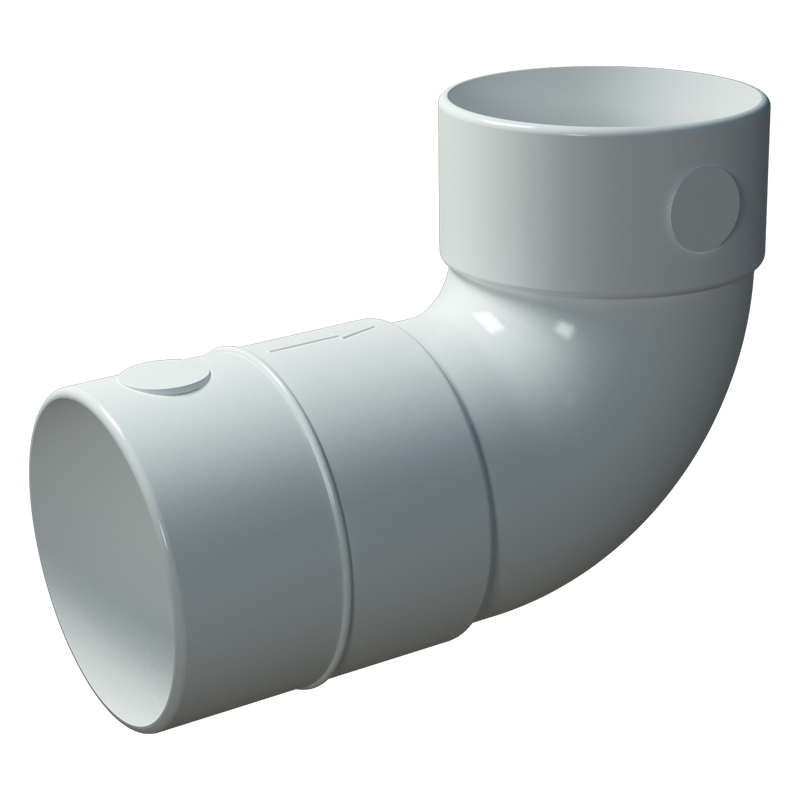 Coude 90° pour gaine PEHD Ø75mm